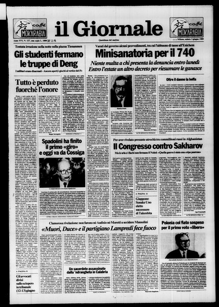 Il giornale : quotidiano del mattino